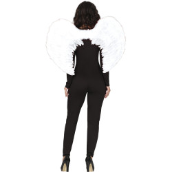 Baltie spalvu spārni, 80x55 cm